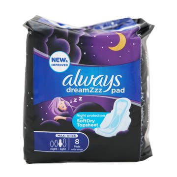 Always Dreamz Pad Night Wings [8 Pieces] 