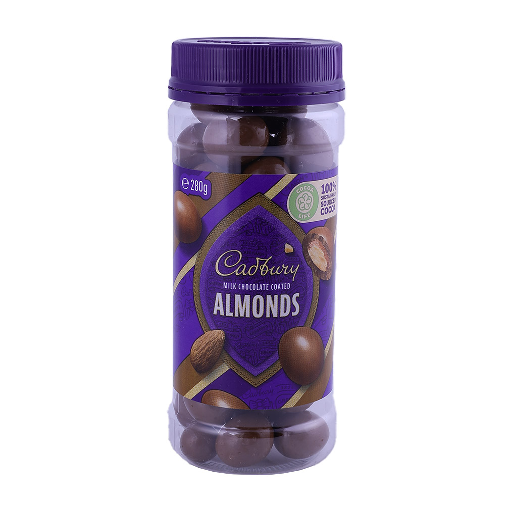 Cadbury Milk Chocolate Coated Almonds 280g 