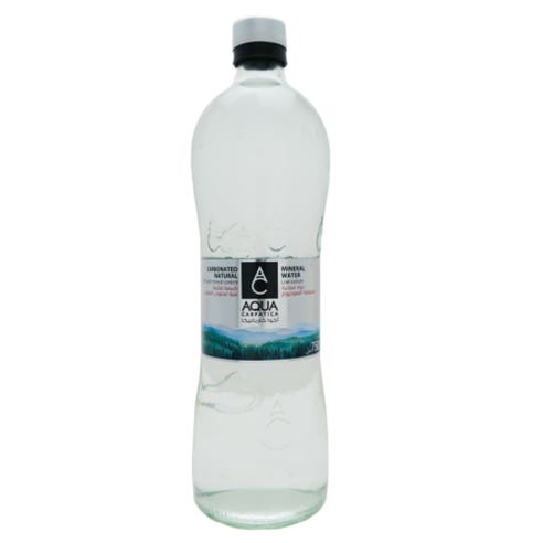 Aqua Carbonated Natural Mineral Water 750ml 
