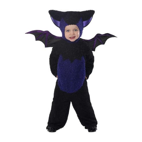 Smiffys Toddler Bat Costume Black 