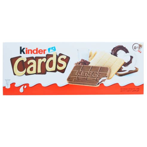 Kinder Cards Creamy Wafer 128g 