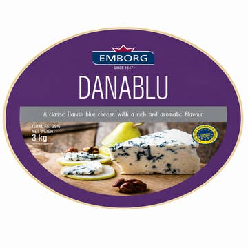 Emborg Danablu 29% Total Fat Blue Cheese
