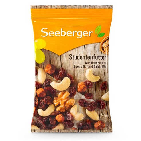 Seeberger Luxury Nut & Raisin Mix Snack 50g 