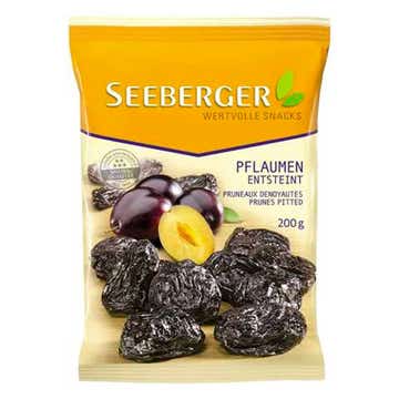 Seeberger Pitted Prunes Dried Fruit 200g 
