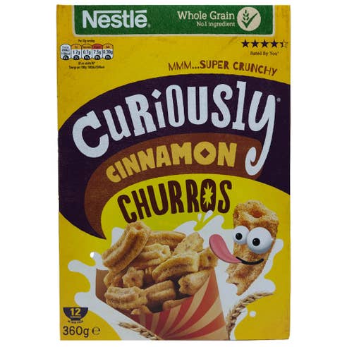 Nestle Curiously Cinnamon Churros 360g 