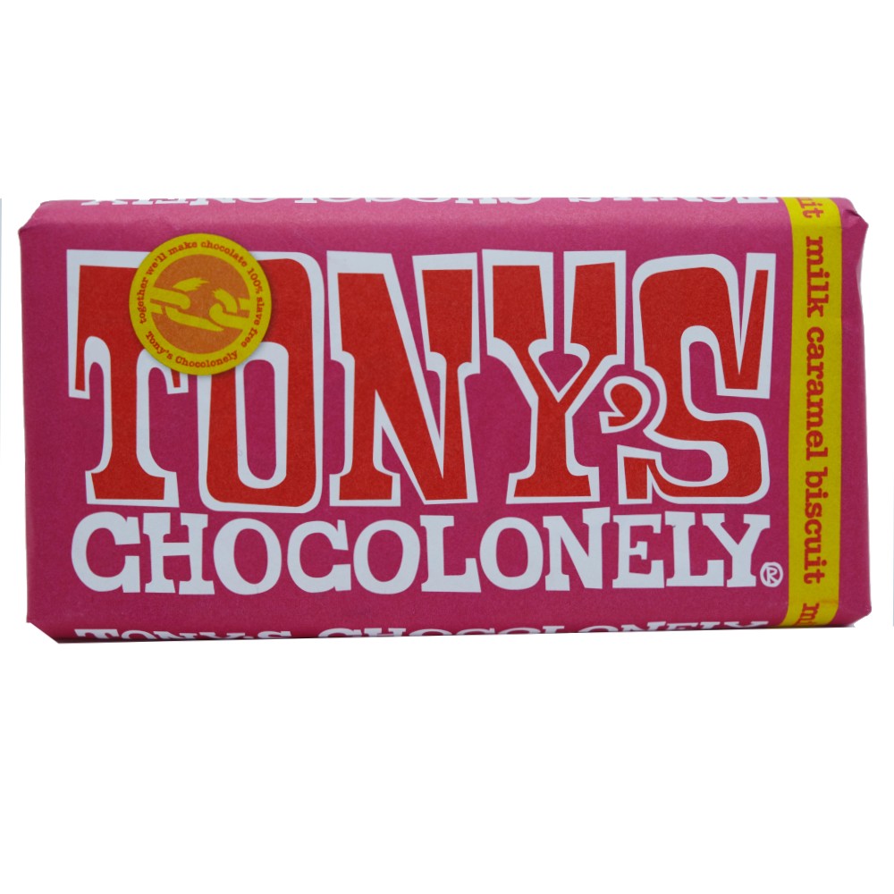 Tony's Chocolonely Milk Caramel Chocolate 180g