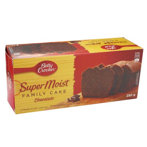Betty Crocker Super Moist Family Cake Chocolate 250g 