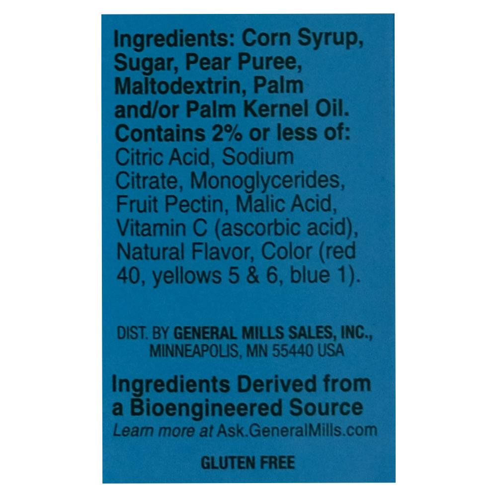 Betty Crocker Roll-Ups Jolly Rancher 141g right side image