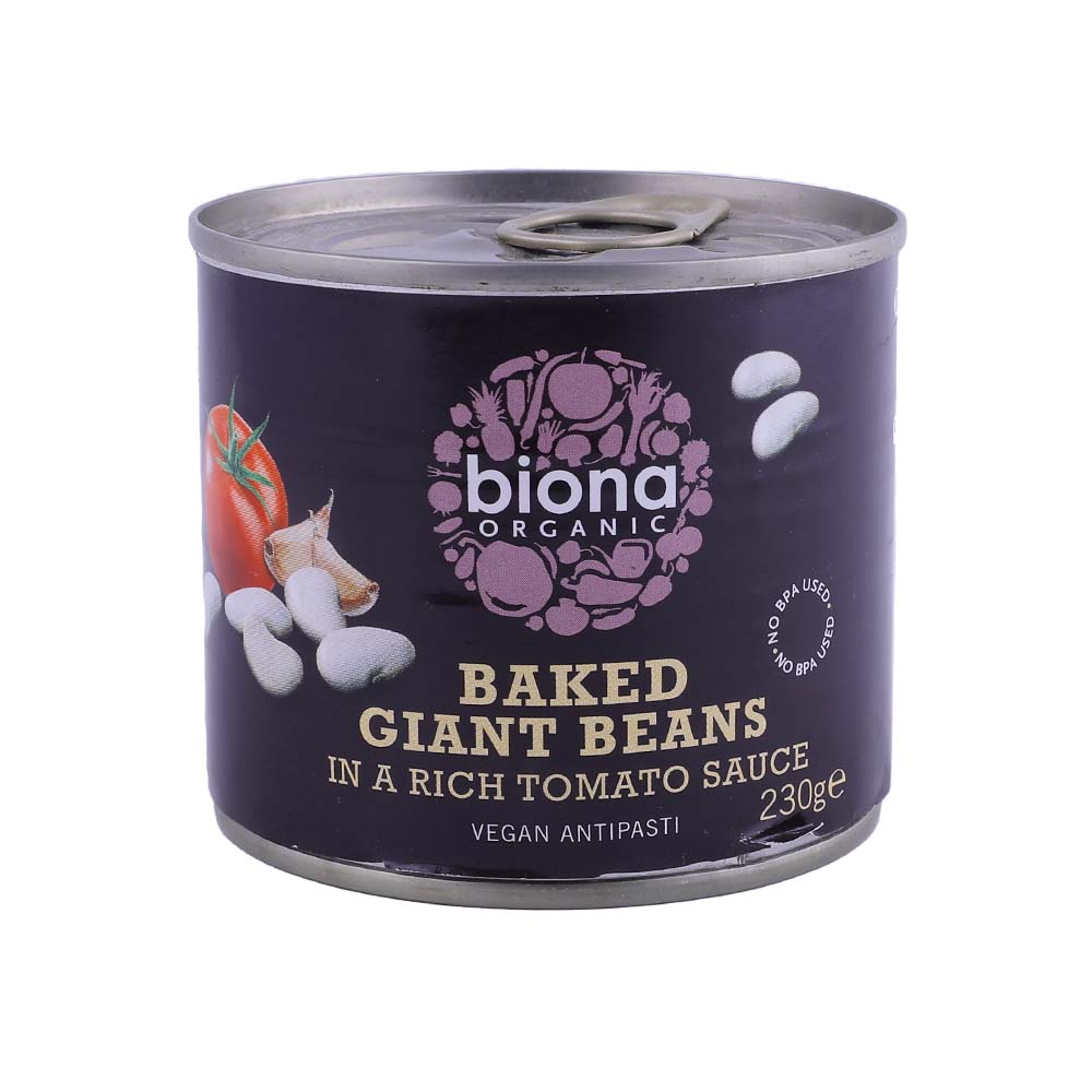 Biona Organic Baked Giant Beans In Tomato Sauce 230g 