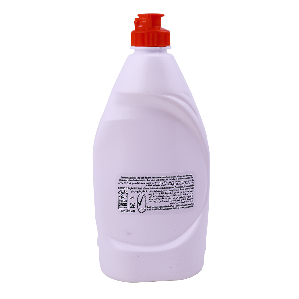 Fairy Lemon Liquid Dish Wash 400ml back image
