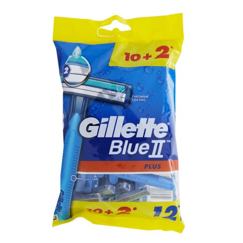 Gillette Blue 2 Plus [10+2 Pieces] 
