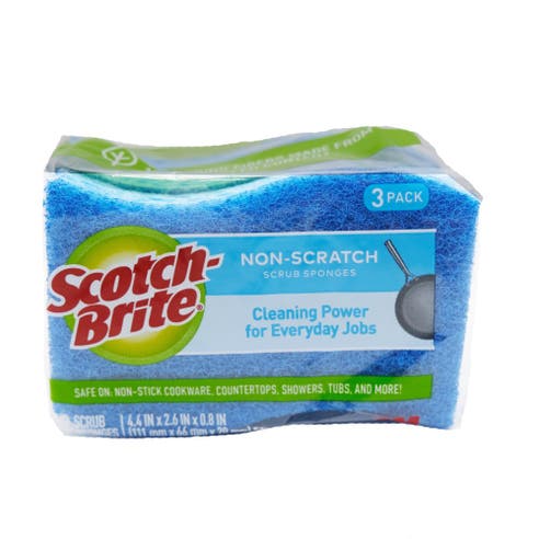 Scotch Brite Non Scratch Scrub Sponge [3 Pieces] 