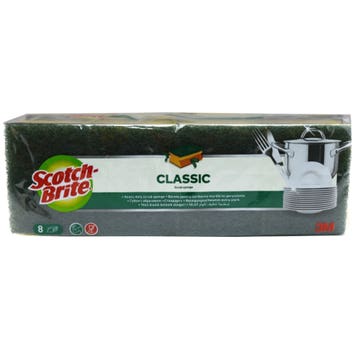 Scotch Brite Classic Scrub Sponge [8 Pieces] 