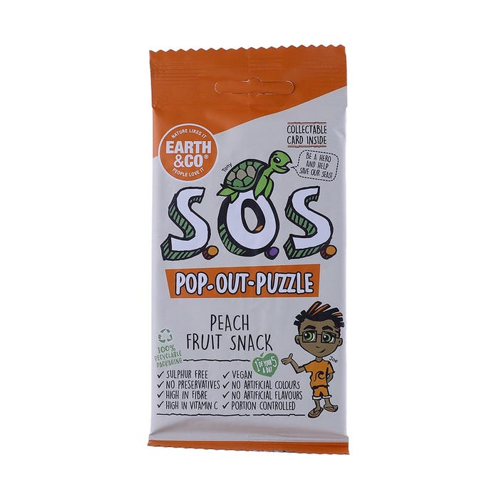 Earth & Co Kids SOS Pressed Fruit Peach 20g