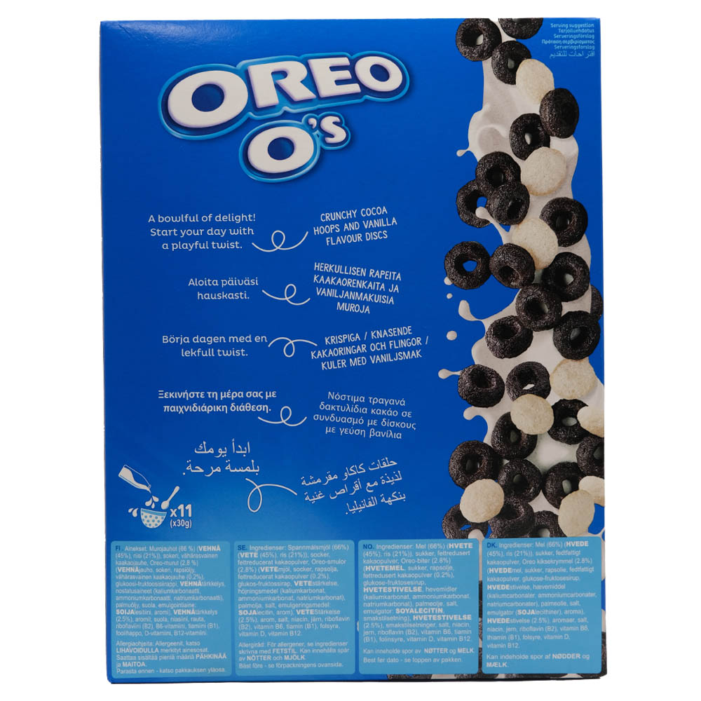 Weetabix Oreo O's Cereal 350g back image