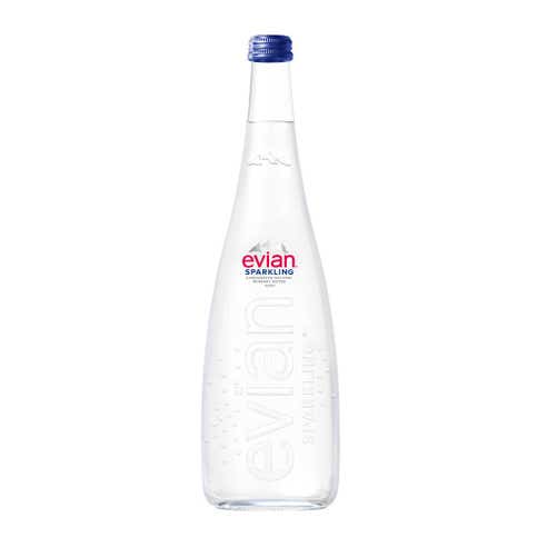Evian Sparkling Mineral Water 750ml 