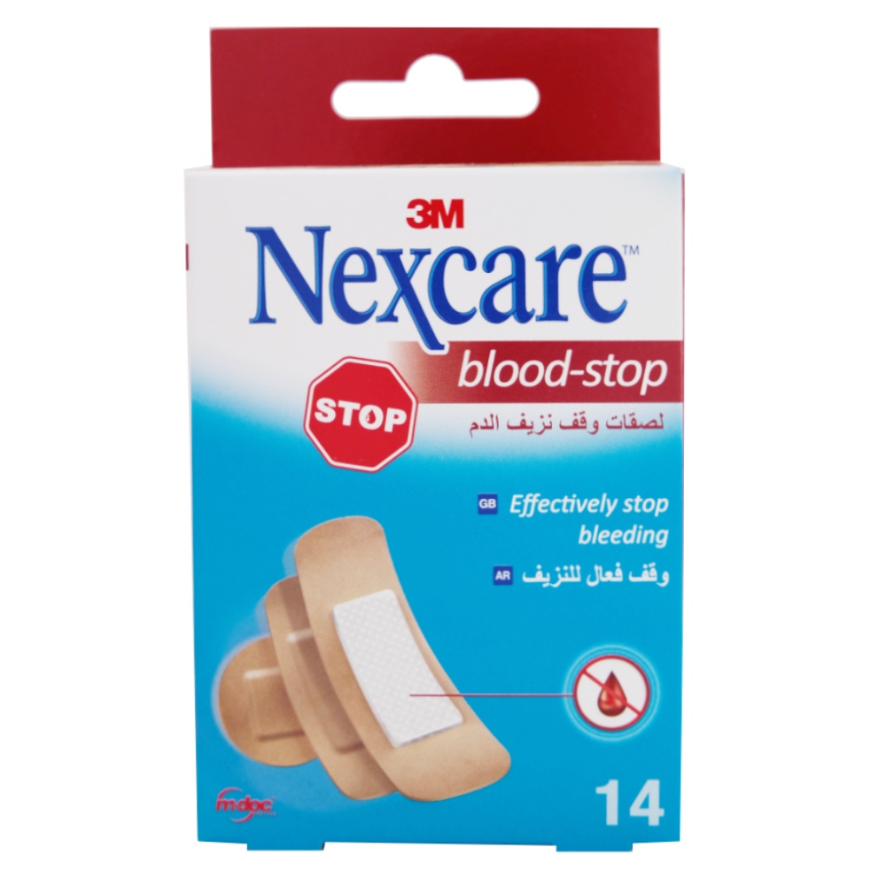 Nexcare Blood Stop Bandages 14's