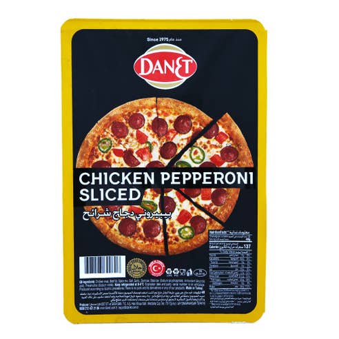 Danet Chicken Pepperoni Sliced 400g 