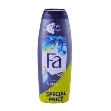 Fa Shower Gel Sport Citrus Green Scent 2x250ml [Special Offer] 
