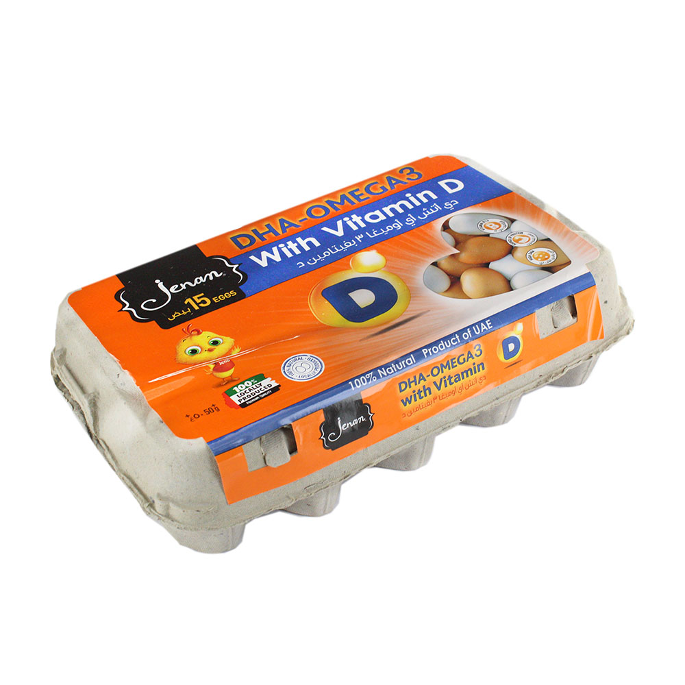 Jenan DHA Omega 3 Egg Medium 15's