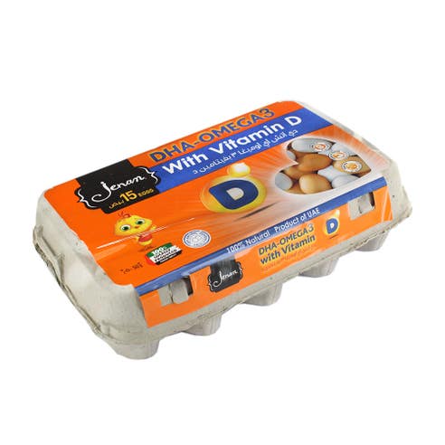 Jenan DHA Omega 3 Egg Medium 15's 