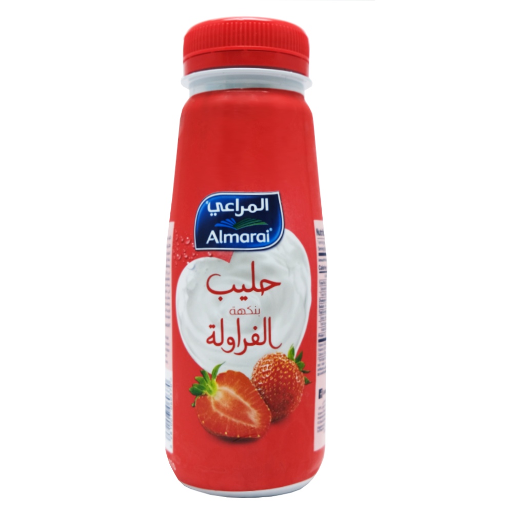 Almarai Milk Premium Strawberry 225ml - Bahrain Alosraonline supermarket
