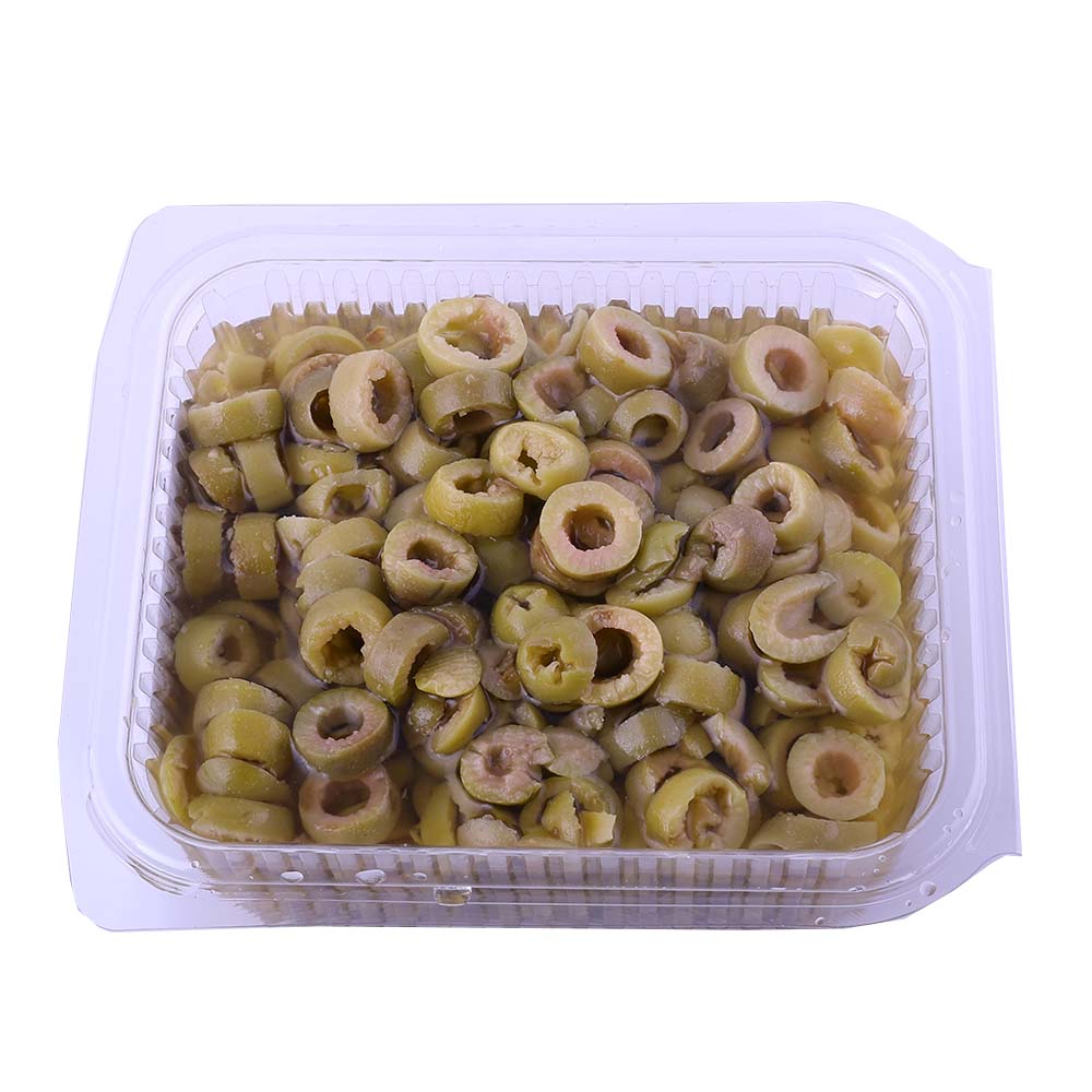 Green Sliced Olives [Per Kg] back image