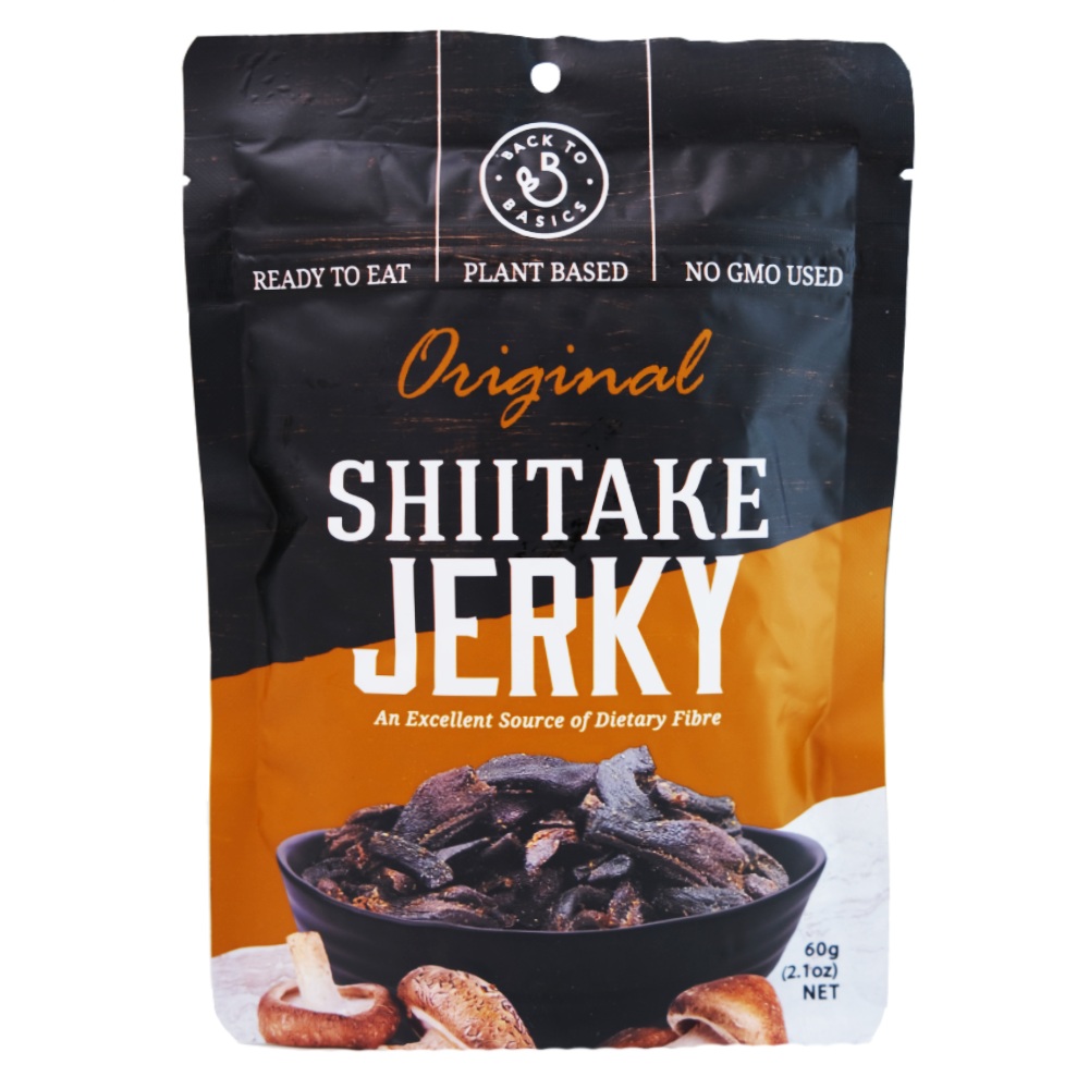 Back To Basics Shiitake Jerky 60g 