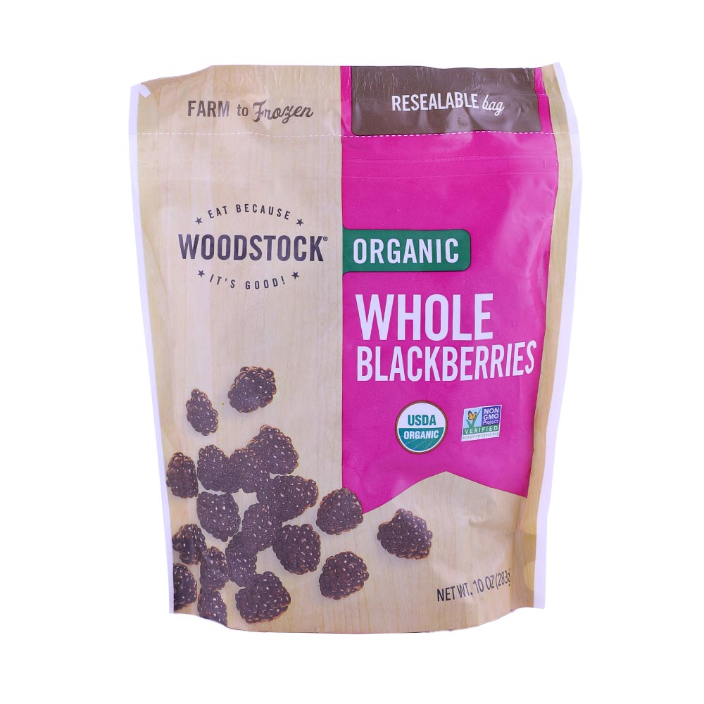 Woodstock Organic Whole Blackberries 283g