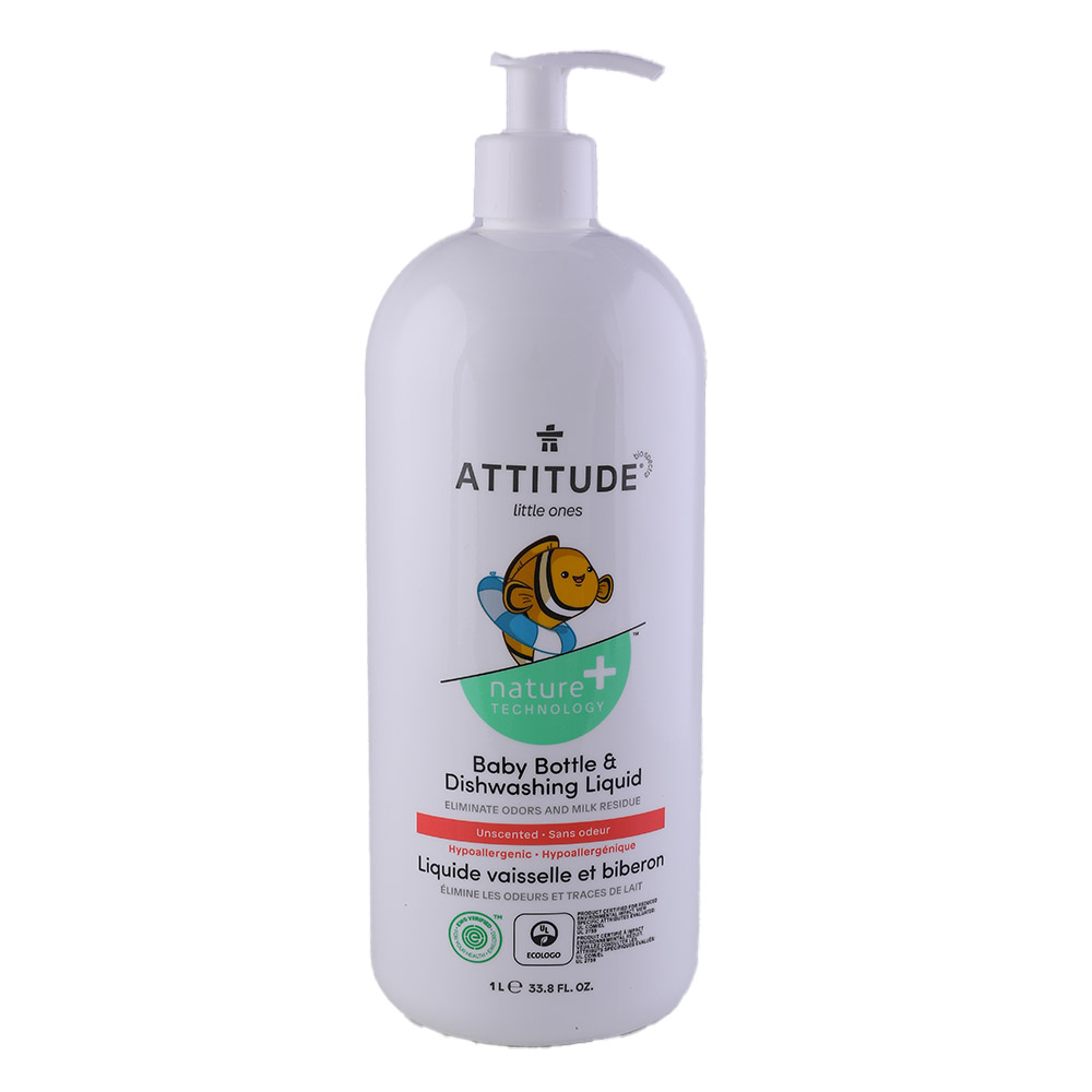 Attitude Baby Bottle & Dishwashing Liquid 1L