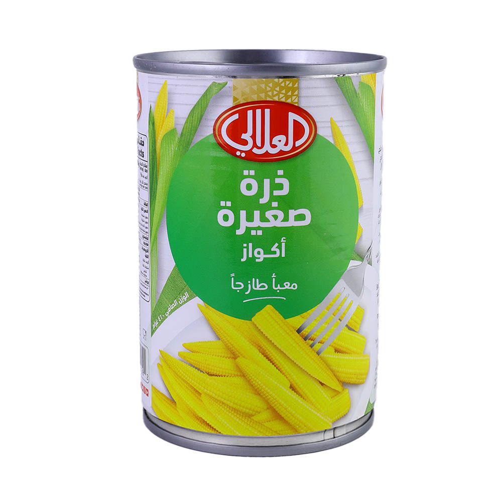 Alalali Baby Corn Cobs 200g back image