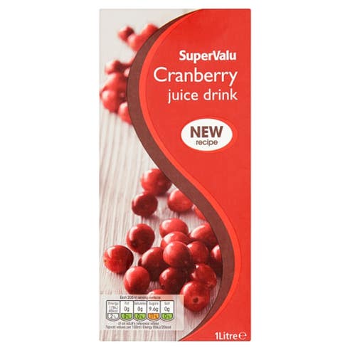 SuperValu Cranberry Juice Drink 1L 