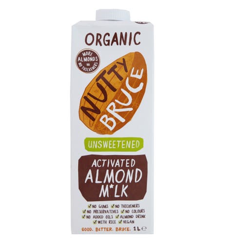 Nutty Bruce Unsweetened Almond Milk 1L 