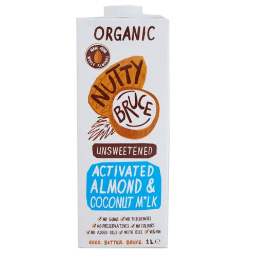 Nutty Bruce Unsweetened Almond & Coconut Milk 1L 