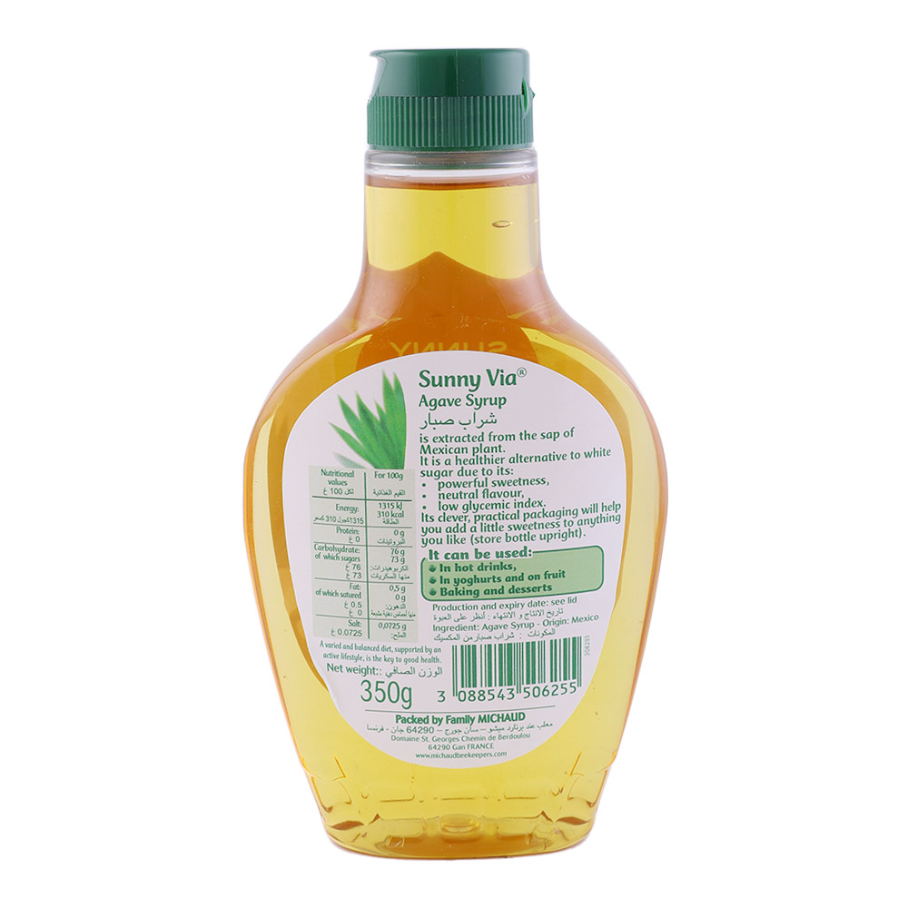 Lune De Miel Sunny Via Agave Syrup 350g back image
