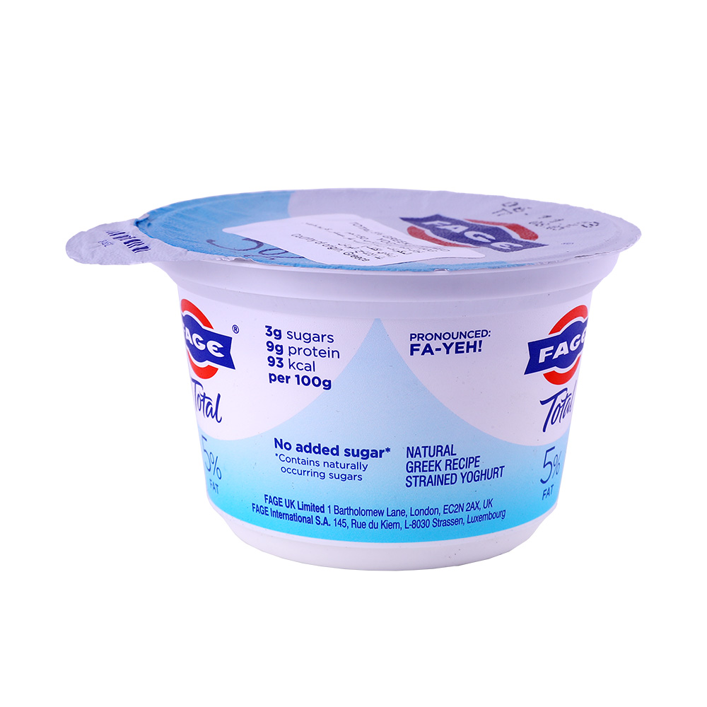Fage Total 5% Fat Yoghurt 150g back image
