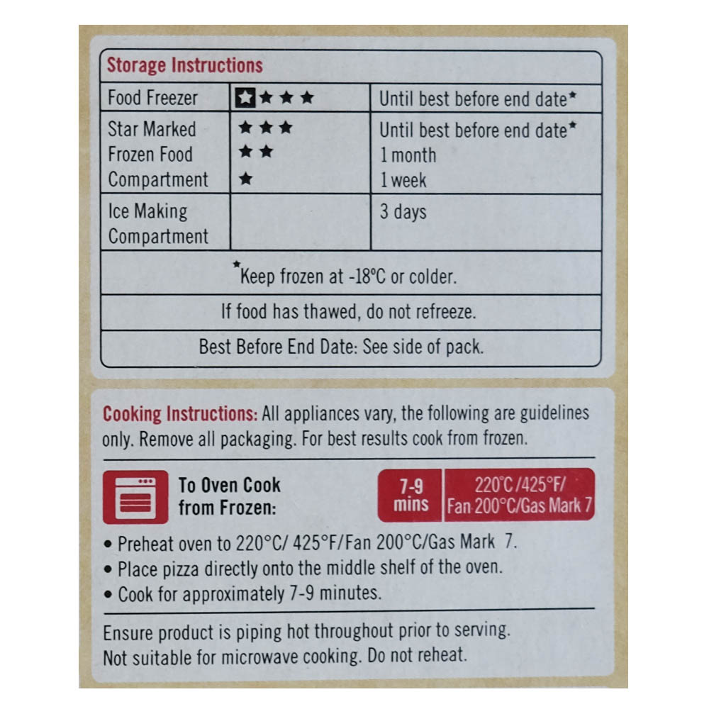 Supervalu Stonebaked Cheese & Tomato Mini Pizza 360g right side image