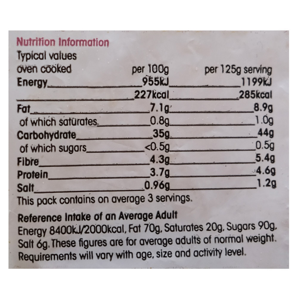 Supervalu Curly Fries 650g right side image