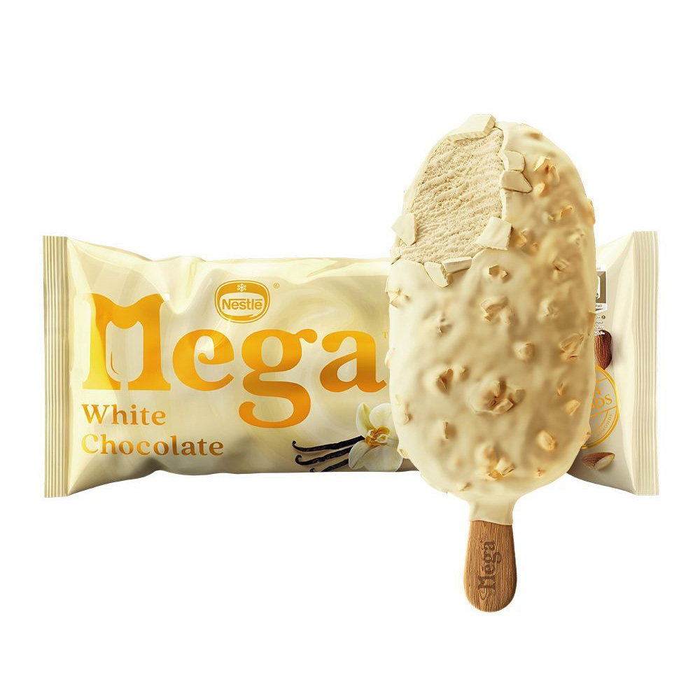 Nestle Mega White Chocolate Ice Cream Bar 95ml 