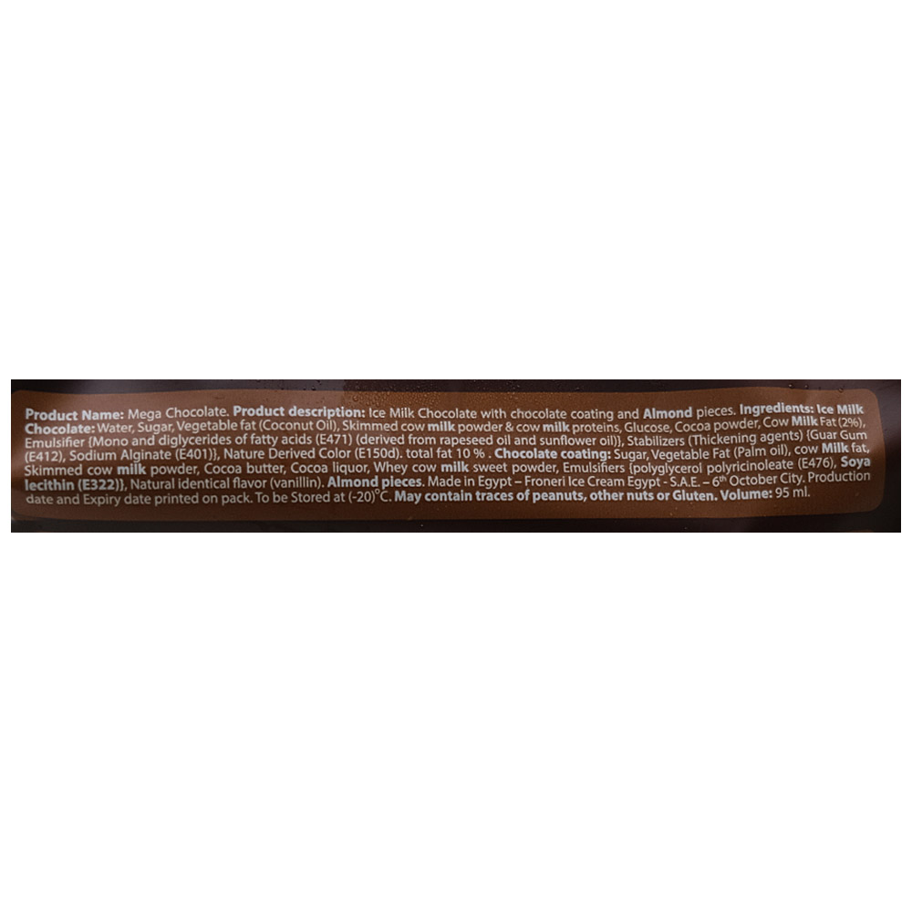Nestle Mega Chocolate Ice Cream Bar 95ml back image