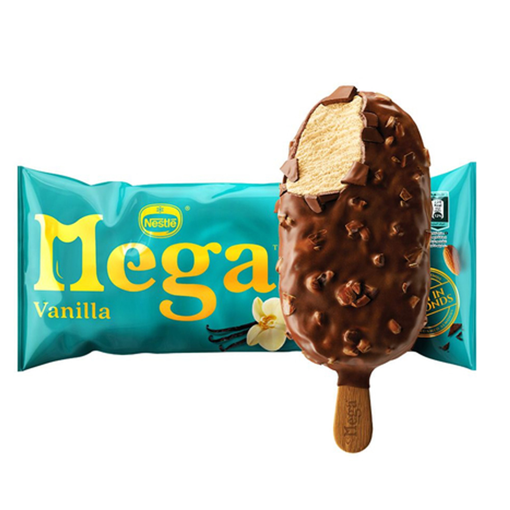 Nestle Mega Vanilla Ice Cream Bar 95ml