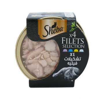 Sheba 4 Filets Selection Cat Food 240g 
