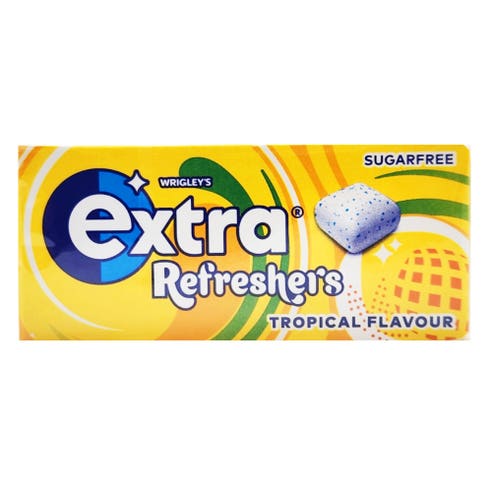Wrigleys Extra Tropical Flavour Refreshers 18g 