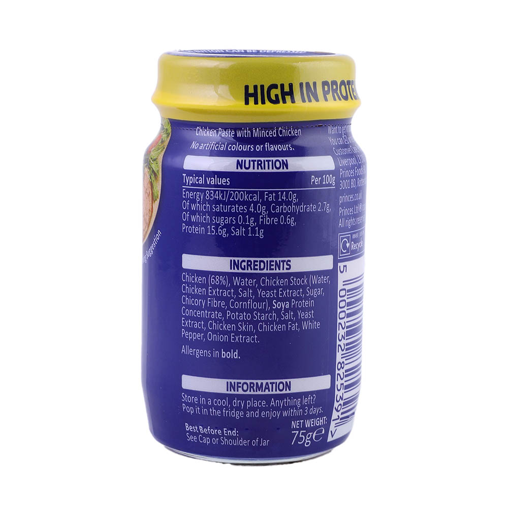Princes Chicken Paste 75g back image