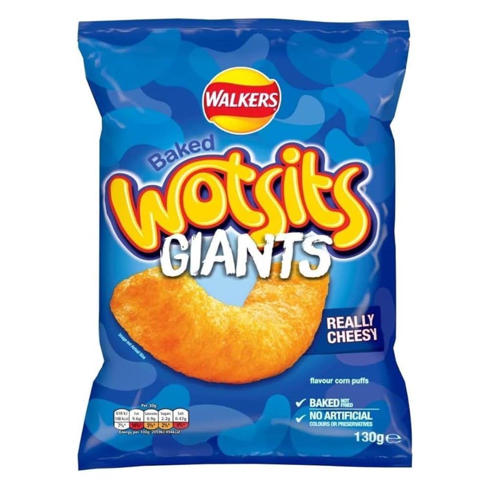 Alosraonline Walkers Wotsits Giants Cheese Corn Puffs 130g Alosraonline Walkers Wotsits Giants Cheese Corn Puffs 130g