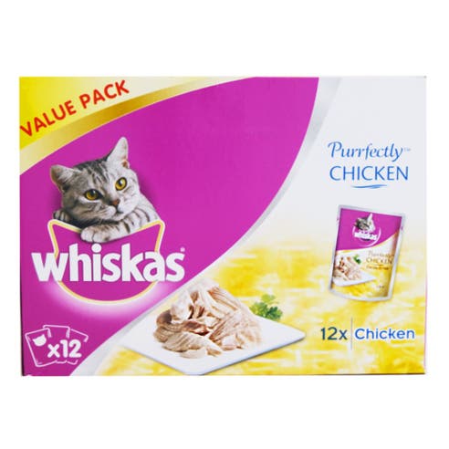 Whiskas Purrfectly Chicken Cat Food 85g [12 Pack] [Value Pack] 
