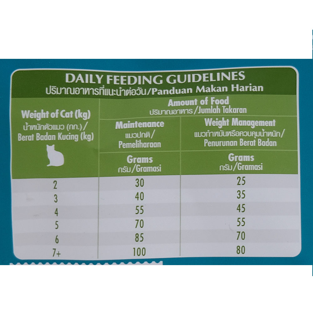 Purina One Indoor Advantage Chicken Cat Food 380g right side image