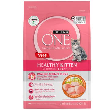 Purina One Healthy Kitten Chicken Cat Food 380g 