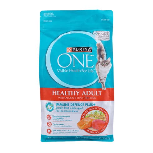 Purina One Healthy Adult Salmon & Tuna Cat Food 1.2kg 