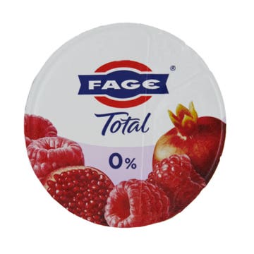 Fage Total 0% Fat Raspberry & Pomegranate Split Yoghurt 150g 